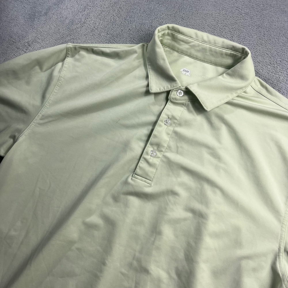 Onward Reserve Performance Polo Shirt Mens Large L Sage Green Golf Short‎ Sleeve